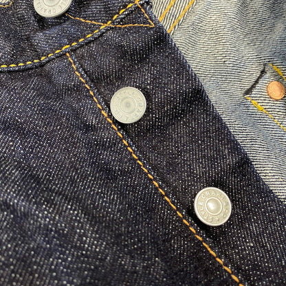 【中古品】【メンズ】 EVISU エヴィス LOT.2001 NO.2 渋谷限定 忠犬ハチ公 PRINT BUTTONFLY DENIM PANTS プリント ボタンフライ デニム パンツ ボトムス 156-260424-kh-01-izu サイズ：38×35 カラー：インディゴ 万代Net店