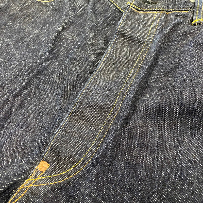 【中古品】【メンズ】 EVISU エヴィス LOT.2001 NO.2 渋谷限定 忠犬ハチ公 PRINT BUTTONFLY DENIM PANTS プリント ボタンフライ デニム パンツ ボトムス 156-260424-kh-01-izu サイズ：38×35 カラー：インディゴ 万代Net店