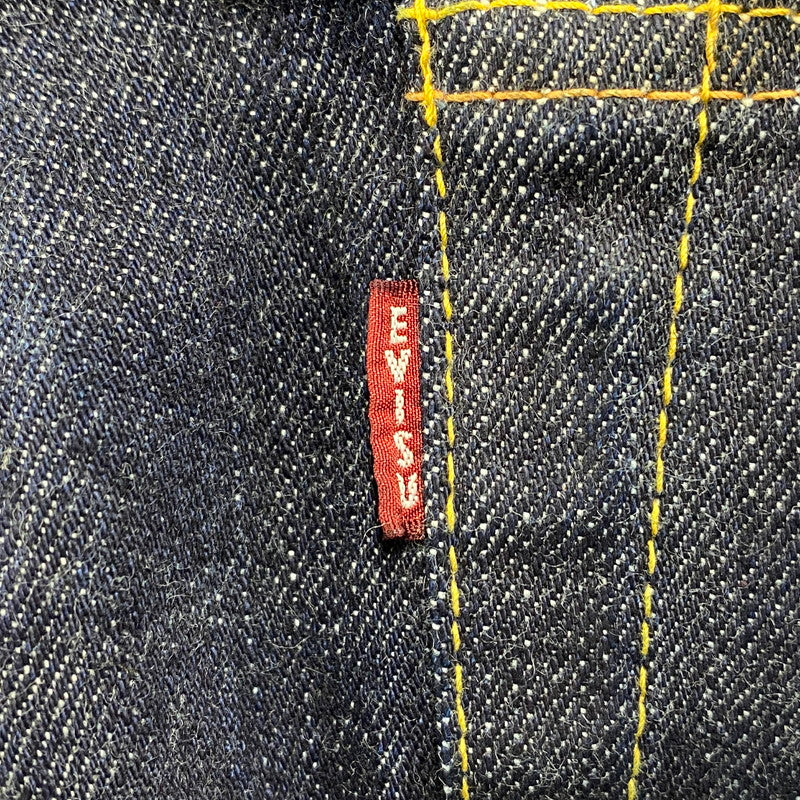 【中古品】【メンズ】 EVISU エヴィス LOT.2001 NO.2 渋谷限定 忠犬ハチ公 PRINT BUTTONFLY DENIM PANTS プリント ボタンフライ デニム パンツ ボトムス 156-260424-kh-01-izu サイズ：38×35 カラー：インディゴ 万代Net店