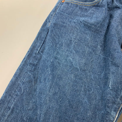 【中古品】【メンズ】 YAMANE DELUXE HAYAOKI ヤマネデラックスハヤオキ BUTTON FLY DENIM PANTS ボタンフライ デニム パンツ ボトムス ズボン 156-260424-cs-04-izu サイズ：34×35 カラー：インディゴ 万代Net店