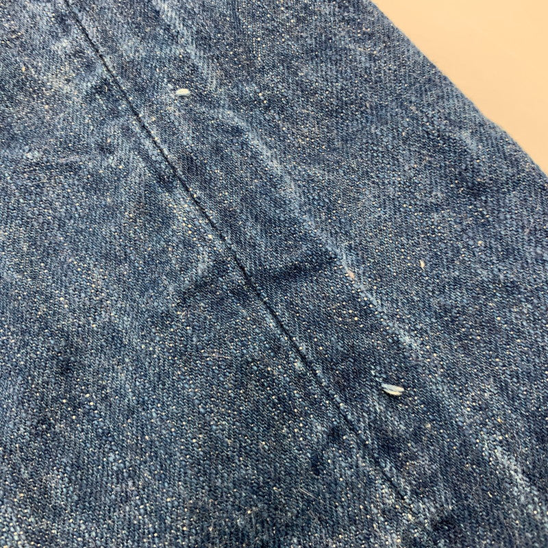 【中古品】【メンズ】 YAMANE DELUXE HAYAOKI ヤマネデラックスハヤオキ BUTTON FLY DENIM PANTS ボタンフライ デニム パンツ ボトムス ズボン 156-260424-cs-04-izu サイズ：34×35 カラー：インディゴ 万代Net店