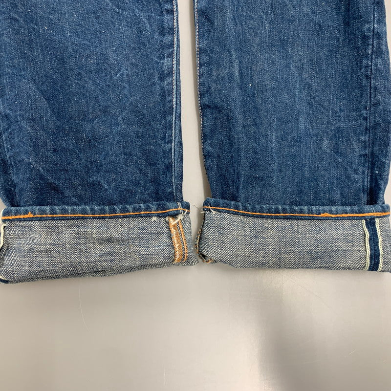 【中古品】【メンズ】 YAMANE DELUXE HAYAOKI ヤマネデラックスハヤオキ BUTTON FLY DENIM PANTS ボタンフライ デニム パンツ ボトムス ズボン 156-260424-cs-04-izu サイズ：34×35 カラー：インディゴ 万代Net店