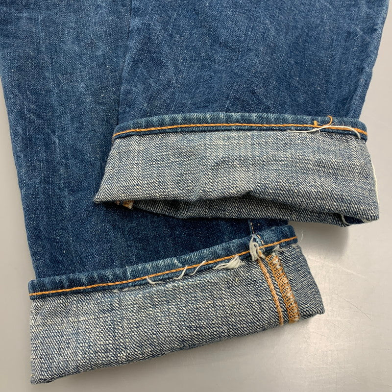 【中古品】【メンズ】 YAMANE DELUXE HAYAOKI ヤマネデラックスハヤオキ BUTTON FLY DENIM PANTS ボタンフライ デニム パンツ ボトムス ズボン 156-260424-cs-04-izu サイズ：34×35 カラー：インディゴ 万代Net店