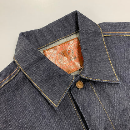 【中古品】【メンズ】 EVISU エヴィス LOT.1557 NO.2 3RD TYPE DENIM JACKET サードタイプ デニム ジャケット アウター 145-260424-cs-05-izu サイズ：44 カラー：インディゴ 万代Net店