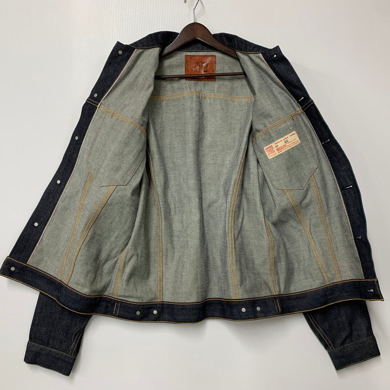 【中古品】【メンズ】 EVISU エヴィス LOT.1557 NO.2 3RD TYPE DENIM JACKET サードタイプ デニム ジャケット アウター 145-260424-cs-05-izu サイズ：44 カラー：インディゴ 万代Net店