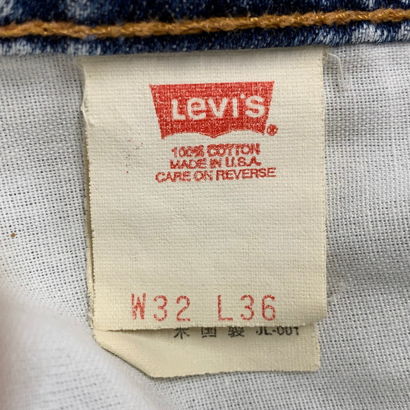 【中古品】【メンズ】 Levi's リーバイス 519 DENIM PANTS デニムパンツ USA製 刻印501 ジーンズ ボトムス 157-260423-as-07-izu サイズ：32×36 カラー：インディゴ 万代Net店