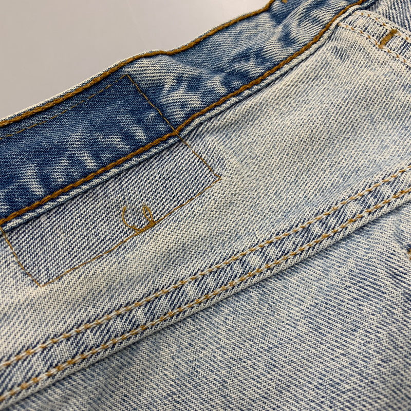 【中古品】【メンズ】 Levi's リーバイス DENIM PANTS デニムパンツ 刻印520 USA製 ジーンズ ボトムス 157-260423-as-06-izu サイズ：33×34 カラー：ライトインディゴ 万代Net店