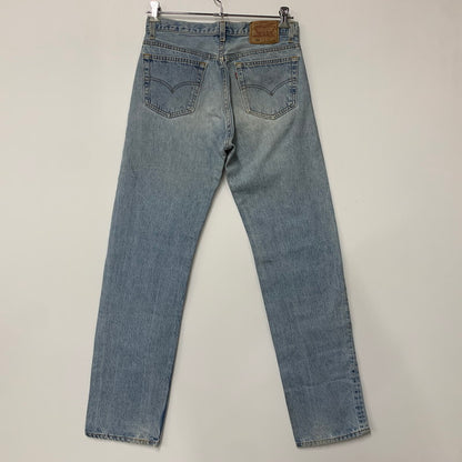 【中古品】【メンズ】 Levi's リーバイス DENIM PANTS デニムパンツ 刻印520 USA製 ジーンズ ボトムス 157-260423-as-06-izu サイズ：33×34 カラー：ライトインディゴ 万代Net店