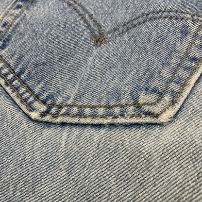 【中古品】【メンズ】 Levi's リーバイス DENIM PANTS デニムパンツ 刻印520 USA製 ジーンズ ボトムス 157-260423-as-06-izu サイズ：33×34 カラー：ライトインディゴ 万代Net店