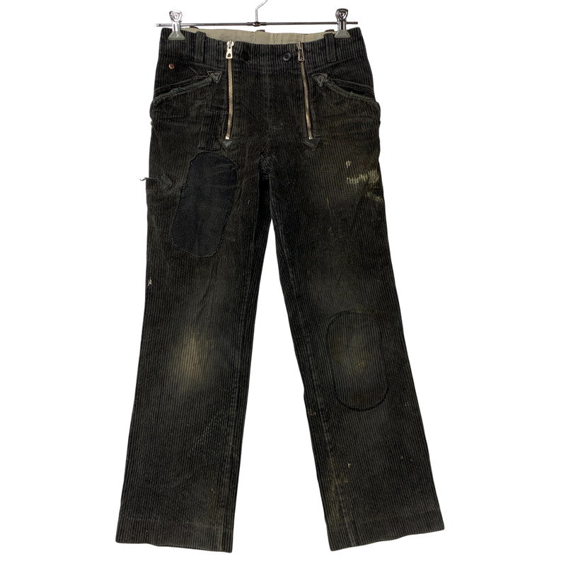 【現状渡し品】【メンズ】 GILDE HOSE BOETTICHER ギルデホーゼ ベティヒャー PATCH DOUBLE ZIP CORDUROY PANTS パッチ ダブルジップ コーデュロイ パンツ 157-260423-as-08-izu カラー：ブラック系 万代Net店