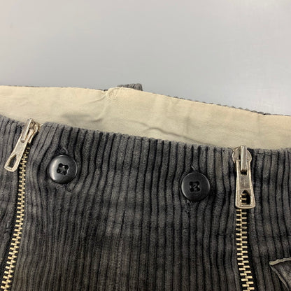 【現状渡し品】【メンズ】 GILDE HOSE BOETTICHER ギルデホーゼ ベティヒャー PATCH DOUBLE ZIP CORDUROY PANTS パッチ ダブルジップ コーデュロイ パンツ 157-260423-as-08-izu カラー：ブラック系 万代Net店