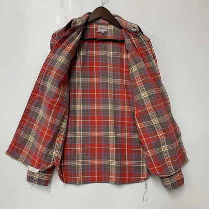【中古品】【メンズ】 JOE MCCOY 8HOUR UNION ジョーマッコイ エイトアワーユニオン HEAVY FLANNEL SHIRT ヘビーフランネルシャツ チェック 長袖 145-260423-as-03-izu カラー：レッド系 万代Net店