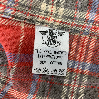 【中古品】【メンズ】 JOE MCCOY 8HOUR UNION ジョーマッコイ エイトアワーユニオン HEAVY FLANNEL SHIRT ヘビーフランネルシャツ チェック 長袖 145-260423-as-03-izu カラー：レッド系 万代Net店