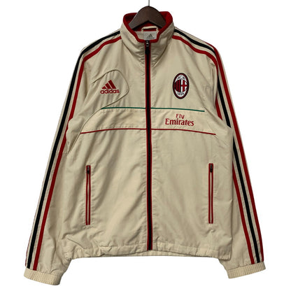 【中古品】【メンズ】 ADIDAS アディダス ACMILAN TRACK JACKET ACミラン トラック ジャケット アウター 148-260425-kh-06-izu サイズ：M カラー：ベージュ 万代Net店