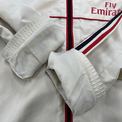 【中古品】【メンズ】 ADIDAS アディダス ACMILAN TRACK JACKET ACミラン トラック ジャケット アウター 148-260425-kh-06-izu サイズ：M カラー：ベージュ 万代Net店