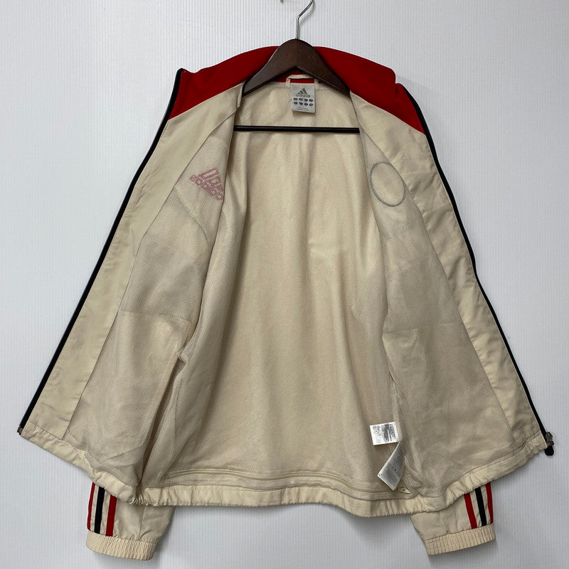 【中古品】【メンズ】 ADIDAS アディダス ACMILAN TRACK JACKET ACミラン トラック ジャケット アウター 148-260425-kh-06-izu サイズ：M カラー：ベージュ 万代Net店