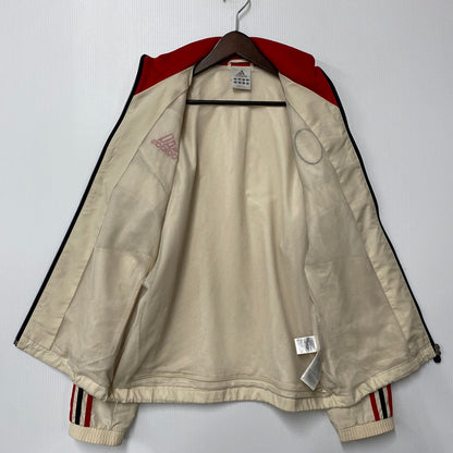 【中古品】【メンズ】 ADIDAS アディダス ACMILAN TRACK JACKET ACミラン トラック ジャケット アウター 148-260425-kh-06-izu サイズ：M カラー：ベージュ 万代Net店