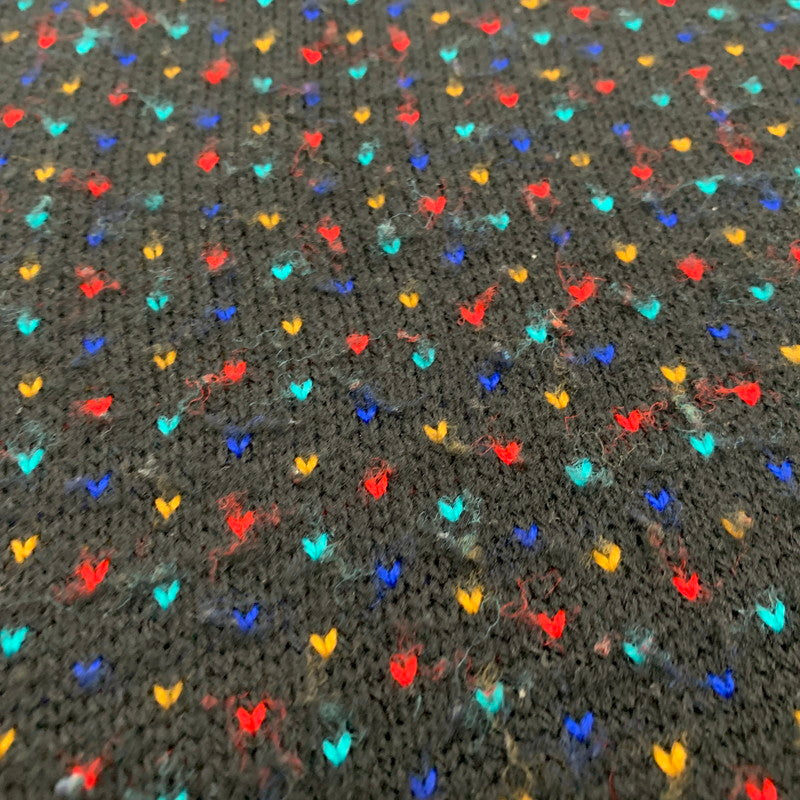 【中古品】【メンズ】 MAJOR MOTION メイジャー モーション USA製 BIRDS EYE ACRYLIC KNIT バーズアイ アクリル ニット トップス 長袖 146-260423-ya-14-izu サイズ：下記参照 カラー：BLACK 万代Net店