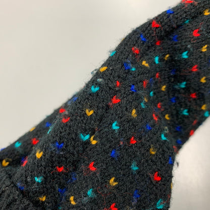 【中古品】【メンズ】 MAJOR MOTION メイジャー モーション USA製 BIRDS EYE ACRYLIC KNIT バーズアイ アクリル ニット トップス 長袖 146-260423-ya-14-izu サイズ：下記参照 カラー：BLACK 万代Net店