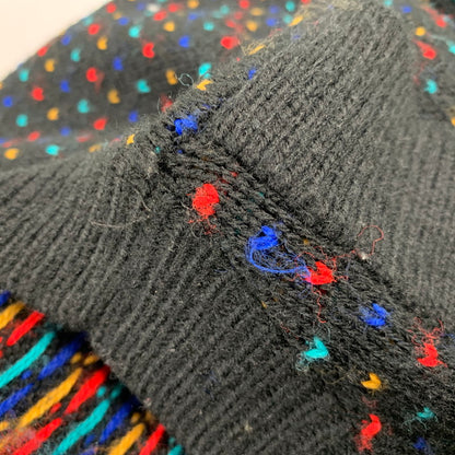【中古品】【メンズ】 MAJOR MOTION メイジャー モーション USA製 BIRDS EYE ACRYLIC KNIT バーズアイ アクリル ニット トップス 長袖 146-260423-ya-14-izu サイズ：下記参照 カラー：BLACK 万代Net店