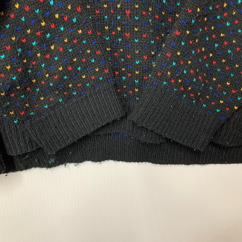 【中古品】【メンズ】 MAJOR MOTION メイジャー モーション USA製 BIRDS EYE ACRYLIC KNIT バーズアイ アクリル ニット トップス 長袖 146-260423-ya-14-izu サイズ：下記参照 カラー：BLACK 万代Net店