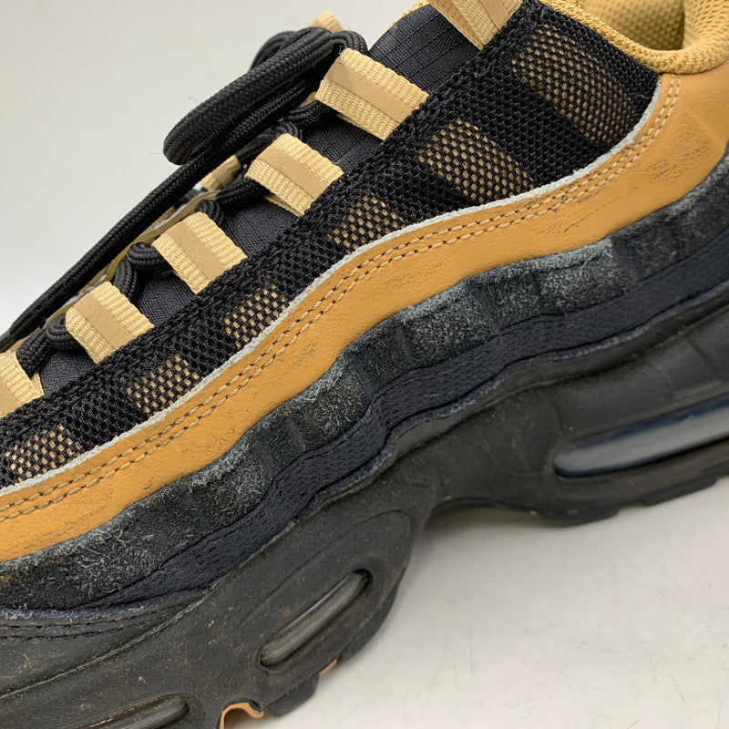 【中古品】【メンズ/レディース】 NIKE ナイキ DM0011-004 AIR MAX 95 エアマックス スニーカー シューズ 靴 160-260425-cs-06-izu サイズ：26cm カラー：BLACK/SUMMIT WHITE-ELEMENTAL GOLD 万代Net店