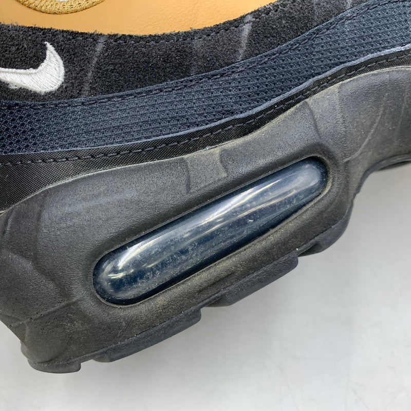 【中古品】【メンズ/レディース】 NIKE ナイキ DM0011-004 AIR MAX 95 エアマックス スニーカー シューズ 靴 160-260425-cs-06-izu サイズ：26cm カラー：BLACK/SUMMIT WHITE-ELEMENTAL GOLD 万代Net店