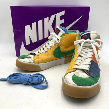 【現状渡し品】【メンズ】 NIKE SB ナイキエスビー DA2189-800 BLAZER MID EDGE ブラザー ミッド エッジ スニーカー シューズ 靴 160-260425-cs-11-izu サイズ：27cm カラー：SAFETY ORANGE/LUCKY GREEN 万代Net店