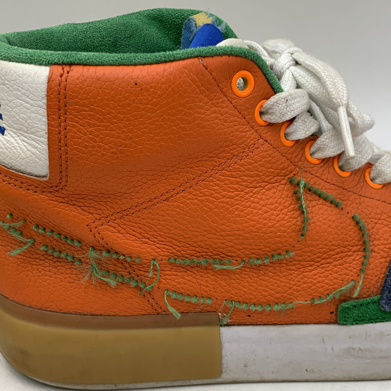 【現状渡し品】【メンズ】 NIKE SB ナイキエスビー DA2189-800 BLAZER MID EDGE ブラザー ミッド エッジ スニーカー シューズ 靴 160-260425-cs-11-izu サイズ：27cm カラー：SAFETY ORANGE/LUCKY GREEN 万代Net店
