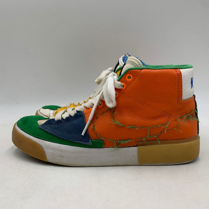 【現状渡し品】【メンズ】 NIKE SB ナイキエスビー DA2189-800 BLAZER MID EDGE ブラザー ミッド エッジ スニーカー シューズ 靴 160-260425-cs-11-izu サイズ：27cm カラー：SAFETY ORANGE/LUCKY GREEN 万代Net店