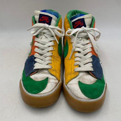 【現状渡し品】【メンズ】 NIKE SB ナイキエスビー DA2189-800 BLAZER MID EDGE ブラザー ミッド エッジ スニーカー シューズ 靴 160-260425-cs-11-izu サイズ：27cm カラー：SAFETY ORANGE/LUCKY GREEN 万代Net店