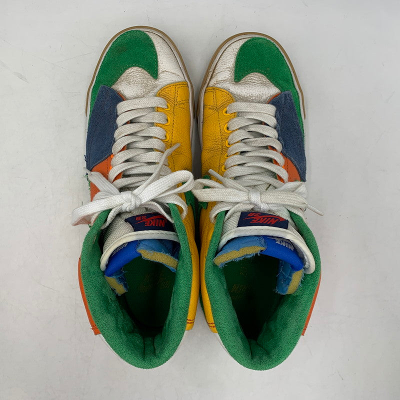 【現状渡し品】【メンズ】 NIKE SB ナイキエスビー DA2189-800 BLAZER MID EDGE ブラザー ミッド エッジ スニーカー シューズ 靴 160-260425-cs-11-izu サイズ：27cm カラー：SAFETY ORANGE/LUCKY GREEN 万代Net店