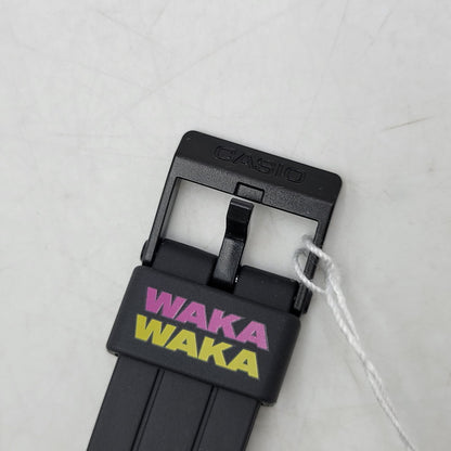 【中古美品】【メンズ/レディース】 CASIO カシオ × PAC-MAN パックマン DIGITAL QUARTZ F-91WPC-1ADR デジタルクオーツ 腕時計 199-260529-as-16-izu サイズ：38.2 × 35.2 × 8.5 mm カラー：ブラック 万代Net店