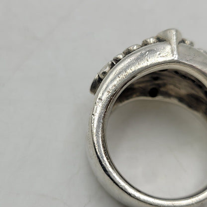 【中古品】【メンズ】 DEAL DESIGN ディールデザイン 925 GLARE CROSS RING グレア クロス リング 指輪 アクセサリー 192-260424-cs-18-izu カラー：シルバー 万代Net店