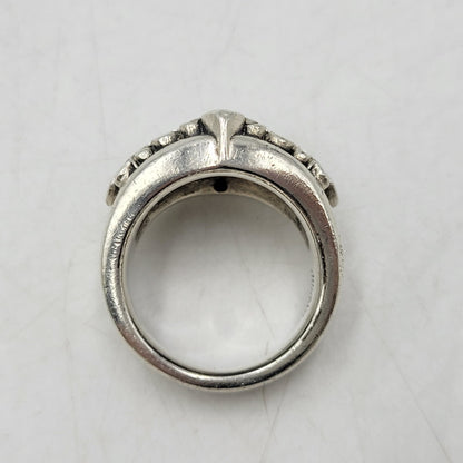 【中古品】【メンズ】 DEAL DESIGN ディールデザイン 925 GLARE CROSS RING グレア クロス リング 指輪 アクセサリー 192-260424-cs-18-izu カラー：シルバー 万代Net店