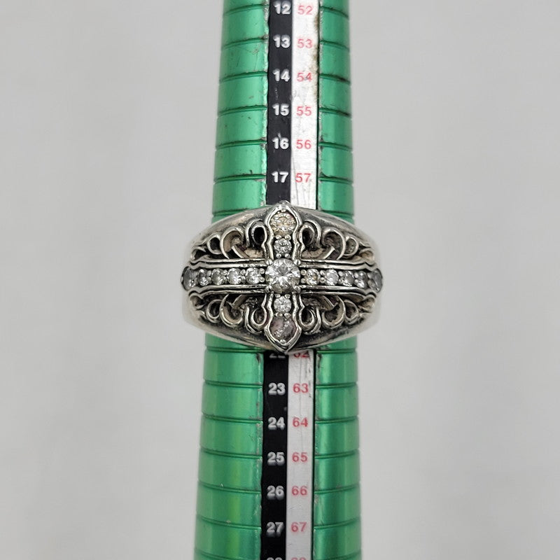 【中古品】【メンズ】 DEAL DESIGN ディールデザイン 925 GLARE CROSS RING グレア クロス リング 指輪 アクセサリー 192-260424-cs-18-izu カラー：シルバー 万代Net店