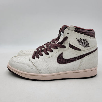 【中古品】【メンズ】 NIKE ナイキ × A MA MANIERE ア マ マニエール AIR JORDAN 1 RETRO HIGH OG DO7097-100 エア ジョーダン 1 レトロ ハイ OG コラボ スニーカー シューズ 靴 160-260424-ay-01-izu サイズ：29cm カラー：SAIL/BURGUNDY CRUSH 万代Net店