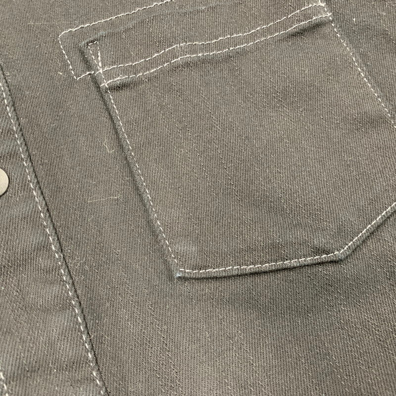 【中古品】【メンズ】 GYM MASTER ジムマスター G221718B 10oz ストレッチデニム カツラギシャツジャケットアウター 144-260425-cs-16-izu サイズ：L カラー：ブラック 万代Net店