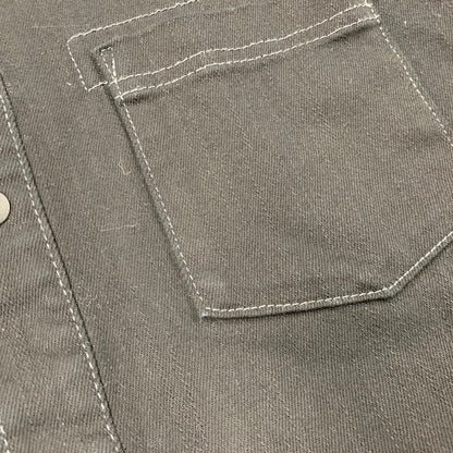 【中古品】【メンズ】 GYM MASTER ジムマスター G221718B 10oz ストレッチデニム カツラギシャツジャケットアウター 144-260425-cs-16-izu サイズ：L カラー：ブラック 万代Net店