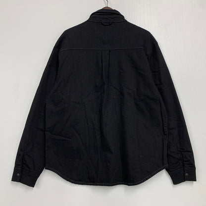 【中古品】【メンズ】 GYM MASTER ジムマスター G221718B 10oz ストレッチデニム カツラギシャツジャケットアウター 144-260425-cs-16-izu サイズ：L カラー：ブラック 万代Net店