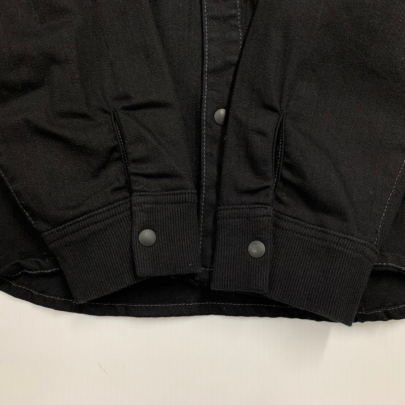 【中古品】【メンズ】 GYM MASTER ジムマスター G221718B 10oz ストレッチデニム カツラギシャツジャケットアウター 144-260425-cs-16-izu サイズ：L カラー：ブラック 万代Net店