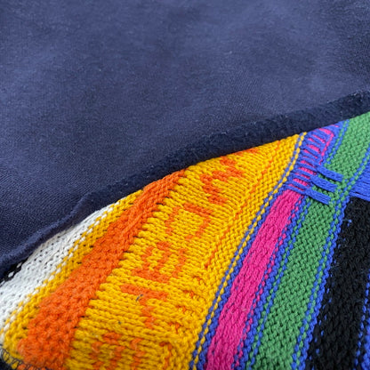 【中古品】【メンズ】 GO SLOW CARAVAN ゴースローキャラバン 350256 HEAVY SWEAT×CRAZY KNIT BIG HALF ZIP ヘビー スウェット クレイジー ニット ビッグ ハーフ ジップ トップス 144-260425-kh-01-izu サイズ：4 カラー：マルチ 万代Net店