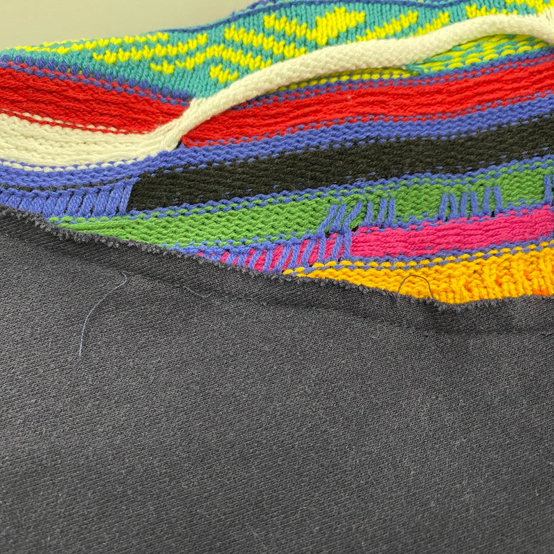 【中古品】【メンズ】 GO SLOW CARAVAN ゴースローキャラバン 350256 HEAVY SWEAT×CRAZY KNIT BIG HALF ZIP ヘビー スウェット クレイジー ニット ビッグ ハーフ ジップ トップス 144-260425-kh-01-izu サイズ：4 カラー：マルチ 万代Net店