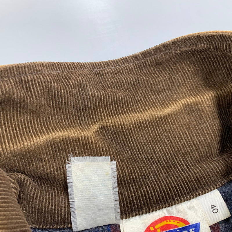 【中古品】【メンズ】 DICKIES ディッキーズ 90S BLANKET LINER COVERALL JACKET ブランケット ライナー カバーオール ジャケット アウター 146-260424-cs-06-izu サイズ：40 カラー：ブラウン 万代Net店
