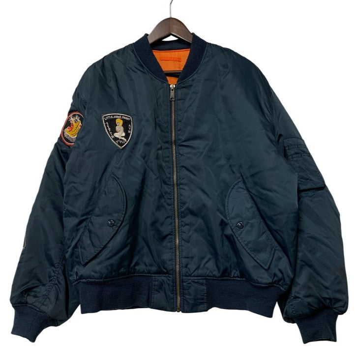 【中古品】【メンズ】 BLUE VACATION ブルーバケーション PATCH MA-1 FLIGHT JACKET パッチ エムエーワン フライト ジャケット アウター 146-260424-cs-09-izu サイズ：不明 カラー：ネイビー 万代Net店
