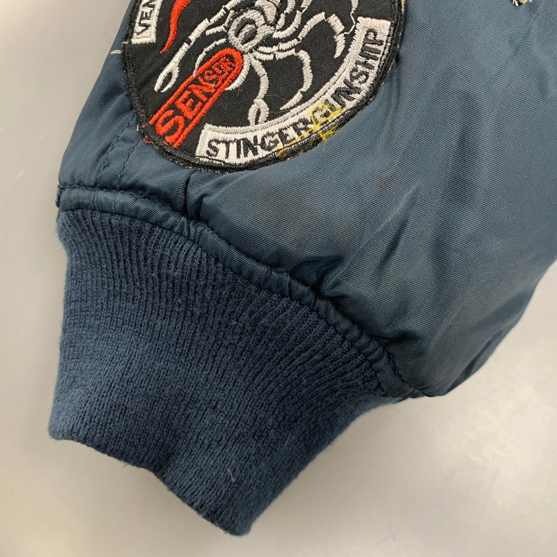 【中古品】【メンズ】 BLUE VACATION ブルーバケーション PATCH MA-1 FLIGHT JACKET パッチ エムエーワン フライト ジャケット アウター 146-260424-cs-09-izu サイズ：不明 カラー：ネイビー 万代Net店