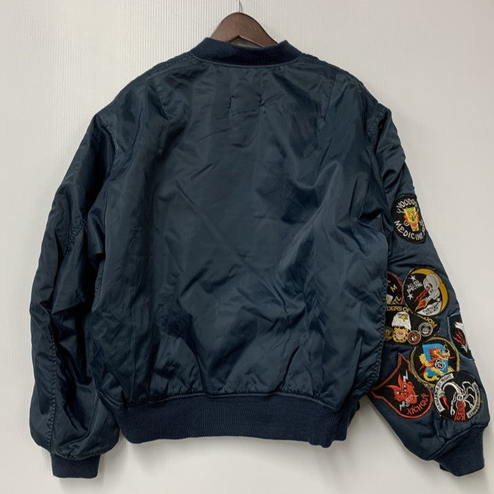 【中古品】【メンズ】 BLUE VACATION ブルーバケーション PATCH MA-1 FLIGHT JACKET パッチ エムエーワン フライト ジャケット アウター 146-260424-cs-09-izu サイズ：不明 カラー：ネイビー 万代Net店