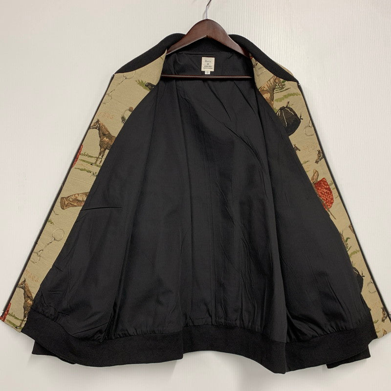 【中古品】【メンズ】 REVO. レヴォ ゴブラン織り 馬柄 ZIPUP BLOUSON JACKET ジップアップ ブルゾン ジャケット アウター 147-260425-cs-14-izu サイズ：2 カラー：マルチ 万代Net店