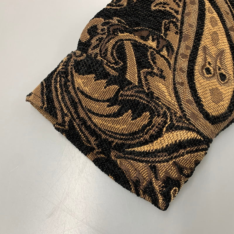 【中古品】【メンズ】 POWER TO THE PEOPLE パワートゥーザピープル PAISLEY PATTERN ZIPUP JACKET ペイズリー パターン ジップアップ ジャケット アウター 147-260425-cs-15-izu サイズ：L カラー：ブラウン×ブラック 万代Net店