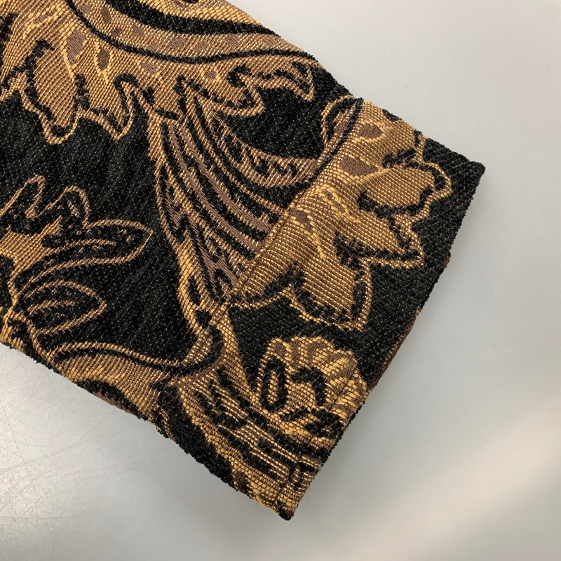 【中古品】【メンズ】 POWER TO THE PEOPLE パワートゥーザピープル PAISLEY PATTERN ZIPUP JACKET ペイズリー パターン ジップアップ ジャケット アウター 147-260425-cs-15-izu サイズ：L カラー：ブラウン×ブラック 万代Net店